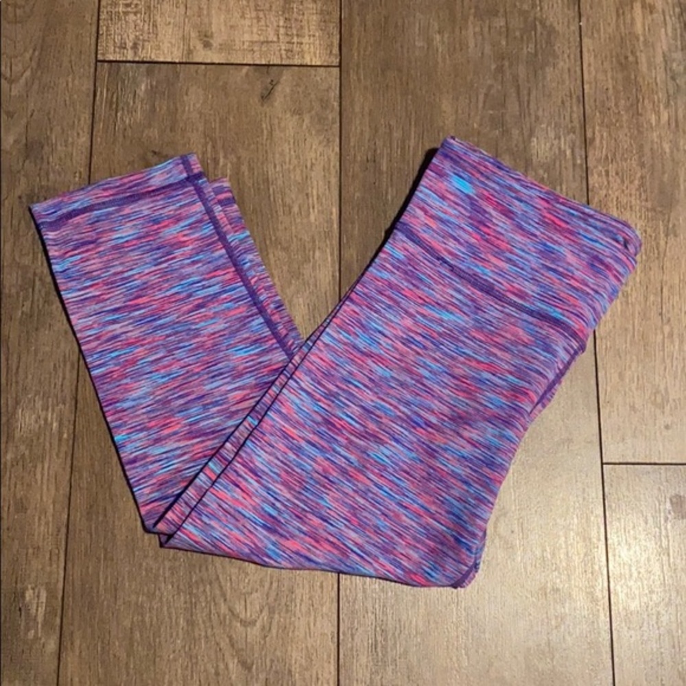 Lululemon Rare Wunder Under Crops in Space‎ Dye Senorita